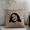 Shop Reserved For Didi - Personalized Velvet Pocket Cushion - Beige