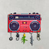 Gift Retro Boombox Key Holder