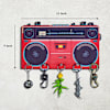 Buy Retro Boombox Key Holder