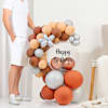Retro Luxe Birthday Balloon Arrangement Online
