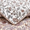 Shop Reversible Blooming Floral Printed Cotton Double Bedcover & Quilt