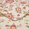 Shop Reversible Garden Block Printed Cotton Double Bedcover & Quilt