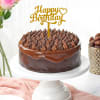 Rich Nutella Birthday Cake (Half Kg) Online