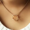 Buy Ring of Hearts Rose Gold Finish Pendant Necklace