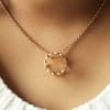 Buy Ring of Hearts Rose Gold Finish Pendant Necklace
