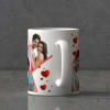 Shop Romantic Collage Personalized White Mug