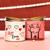 Gift Romantic Love Can Combo of Brownie & Chocolate Truffles