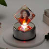 Gift Romantic Moments - Personalized Rotating LED Crystal Cube