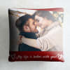 Gift Romantic Personalized Cushion with Quote