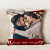 Buy Romantic Personalized Cushion with Quote