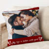 Shop Romantic Personalized Cushion with Quote