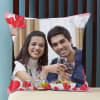 Shop Romantic Personalized Photo Cushion