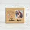 Shop Romantic Personalized Wooden Photo Frame for Birthday