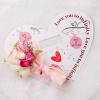 Gift Rose Embrace Mother's Day Heart-Shaped Card