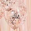 Shop Rose Gold Confetti Sparkle Balloons  Arrangement