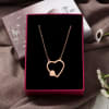 Buy Rose Gold-plated Heart Pendant Necklace
