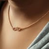 Rose Gold-plated Infinity Pendant Necklace Online
