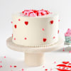 Gift Rose Hearts Cake
