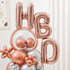 Gift Rose Luxe Birthday Balloon Arrangement