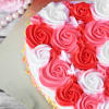 Buy Roses Aplenty Fresh Cream Valentine Cake (Half kg)