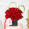 Roses For Her in a Vase Online