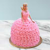 Rosette Barbie Cream Cake (2.5 Kg) Online