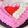 Shop Rosette Cake with Hearts (2 Kg)