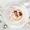 Gift Rosy Fantasy Personalized Photo Cake (1 Kg)