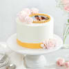 Buy Rosy Fantasy Personalized Photo Cake (600 gm)