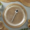 Buy Round Charger Placemats With Coasters And Napkin Rings - Gold (Set of 6+6+6)