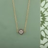 Round Evil Eye Necklace In Gold Plating Online