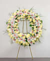 Round funeral crown Online
