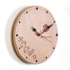 Buy Round Wooden Wall Clock - Customized with Logo & Message