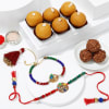 Royal Bhaiya Bhabhi Rakhi And Sweets Hamper Online