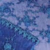 Shop Royal Blue Embroidered Cotton Slub Dress Material