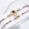 Buy Royal Purple Bhaiya Bhabhi And Kids Rakhi Set