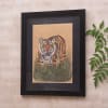 Gift Royal Roar Framed Silk Painting