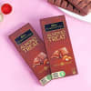 Buy Rudraksh Rakhi Set Of 2 With Chocolate Bars