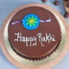 Buy Rudraksh Rakhi Set Of 2 With Chocolate Cake (Half kg)
