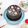 Shop Rudraksha Rakhi And Bro Cake Combo