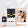 Rudraksha Rakhi Personalized Hamper Online