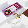 Rudraksha Trishul Bracelet Rakhi Gift Combo Online