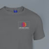 Gift Ruffty Crew Neck Cotton T-shirt for Men (Grey)