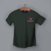 Shop Ruffty Crew Neck Cotton T-shirt for Men (Military Green)