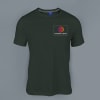 Ruffty Crew Neck Cotton T-shirt for Men (Military Green) Online