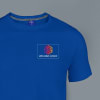 Gift Ruffty Crew Neck Cotton T-shirt for Men (Royal Blue)