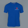 Ruffty Crew Neck Cotton T-shirt for Men (Royal Blue) Online