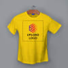 Buy Ruffty Crew Neck Cotton T-shirt for Men (Sunflower)