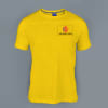 Ruffty Crew Neck Cotton T-shirt for Men (Sunflower) Online