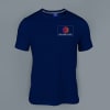 Ruffty Crew Neck Cotton T-shirt for Men (True Navy) Online